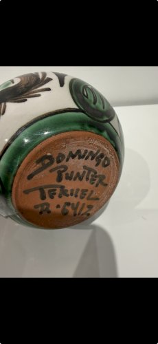 VASE signé DOMINGO PUNTER
