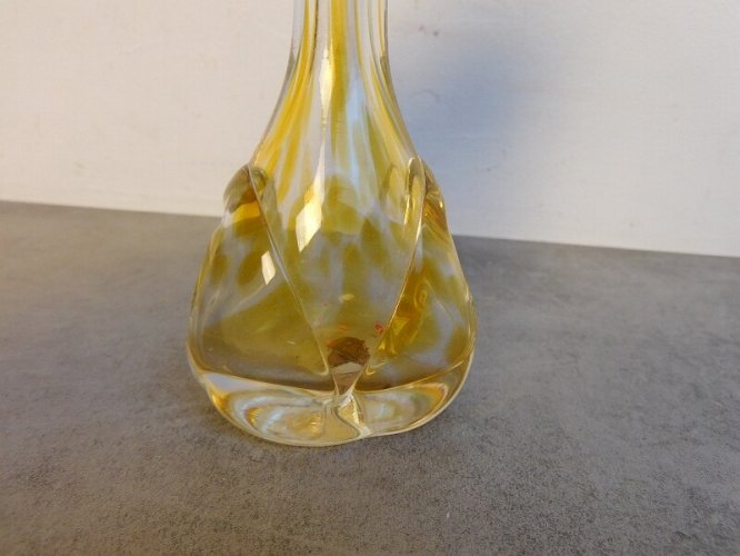 VASE SOLIFLOR MICHEL STEINER CRISTAL FRANCE