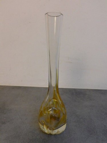 VASE SOLIFLOR MICHEL STEINER CRISTAL FRANCE
