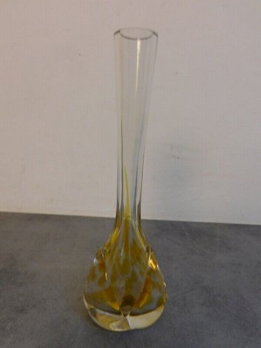 VASE SOLIFLOR MICHEL STEINER CRISTAL FRANCE