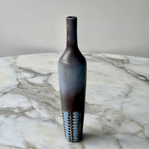 Vase soliflore en grès 1960 Vallauris M3978