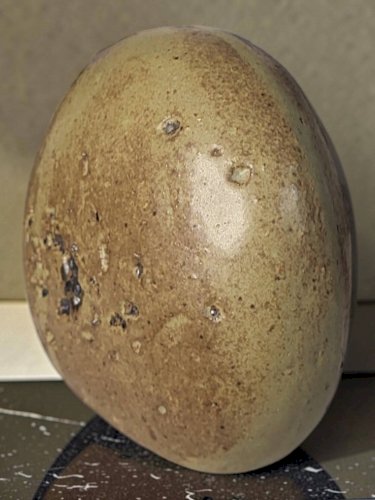 Vase soliflore en grès, signé