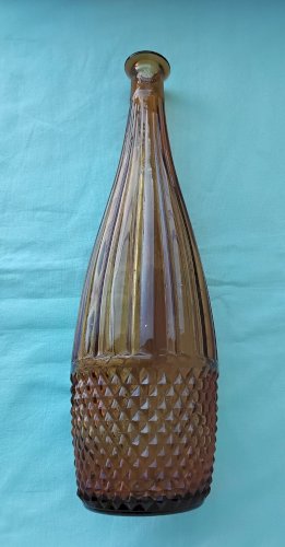 Vase soliflore ou bouteille en verre