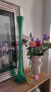 Vase soliflore verre soufflé H60