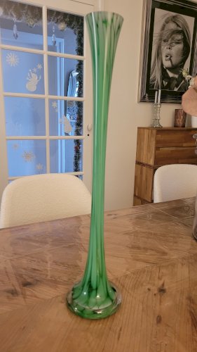 Vase soliflore verre soufflé H60