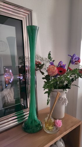 Vase soliflore verre soufflé H60