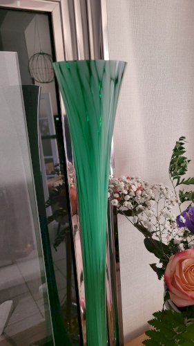 Vase soliflore verre soufflé H60