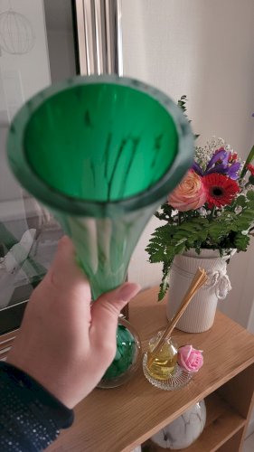 Vase soliflore verre soufflé H60