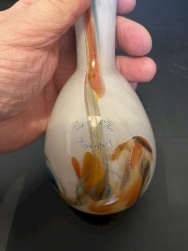 Vase Soliflore Verrerie d'Art de Kaysersberg Pâte de Verre verrerie Alsace