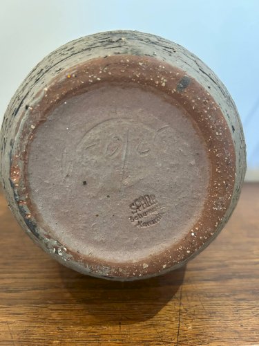 vase Spara Keramik Schamotte 1960 1970