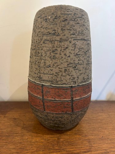 vase Spara Keramik Schamotte 1960 1970