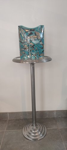 Vase Steuler Keramik années 60 - 70 signé Steuler design