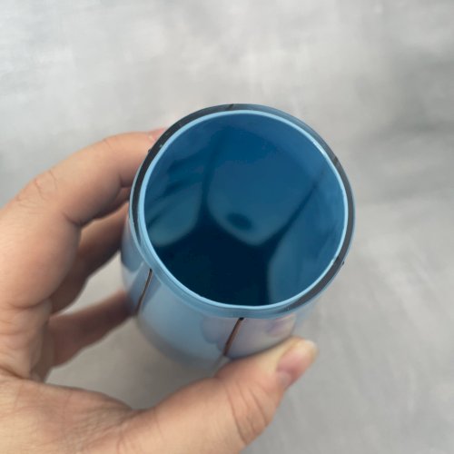 Vase verre de Bohème Tango bleu - Wilhelm Kralik / Ernst Steinwald & Co.