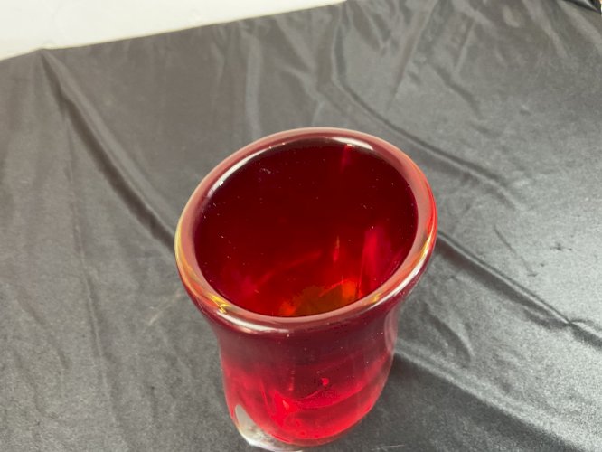 Vase Verre de Murano Sommerso  années 60