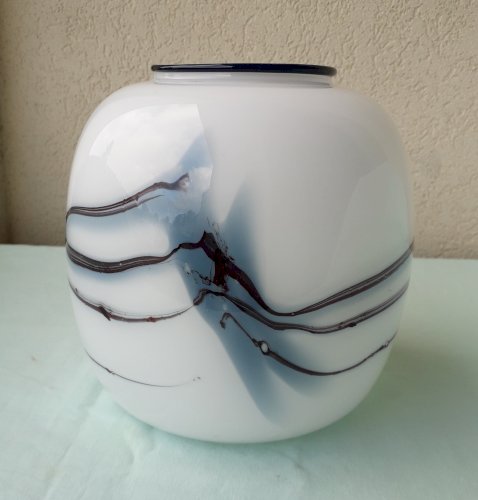 Vase verre Michael Bang Holmegaard