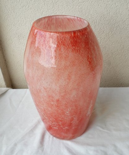 Vase verre soufflé