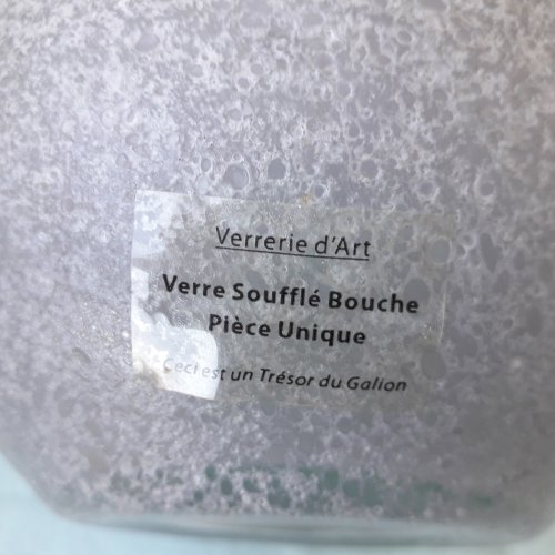 Vase verre Trésor du Galion