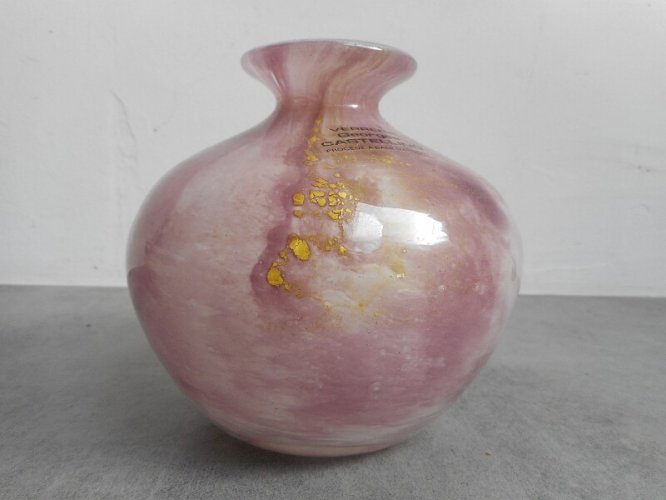 VASE VERRERIE GEORGES CASTELLINO