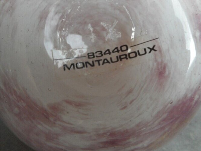 VASE VERRERIE GEORGES CASTELLINO