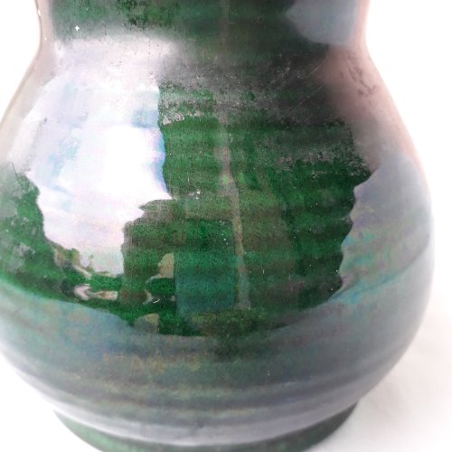 Vase vert Longchamp