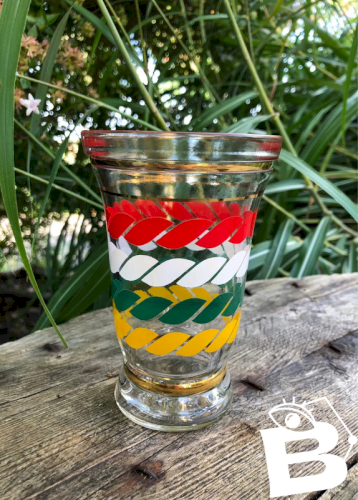Vase vintage multicolore
