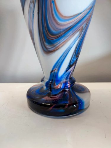 Vase vintage multicouleur italien en bon etat