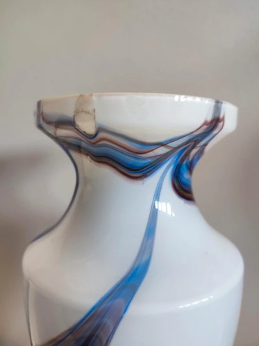 Vase vintage multicouleur italien en bon etat