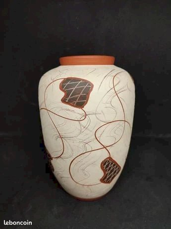 Vase vintage Sawa ceramic par franz schwaderlapp dans les annees 196