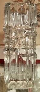 VASE VLADISLAV Urban Ice Melting 617 Verrerie ROSICE Tcheque Art 1968 19VE 09/02