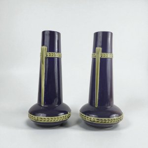 Vases Art Nouveau G. De Bruyn