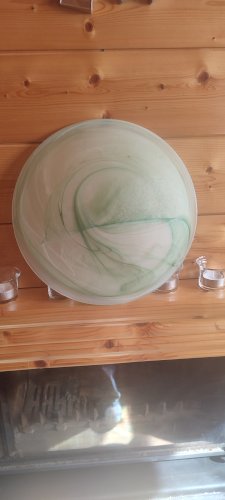 Vasque en verre soufflé design contemporain artisanal