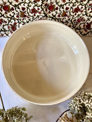 Vasque et broc de toilette en faïnce de Sarreguemines