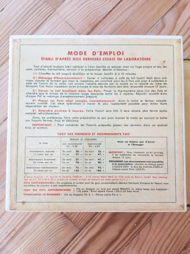 Véritable Yourtière "YAO" - Années 30/40 - Complète & état exceptionnel