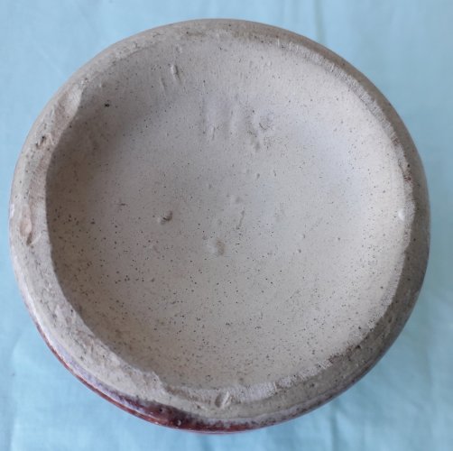 Verre à pied calice céramique