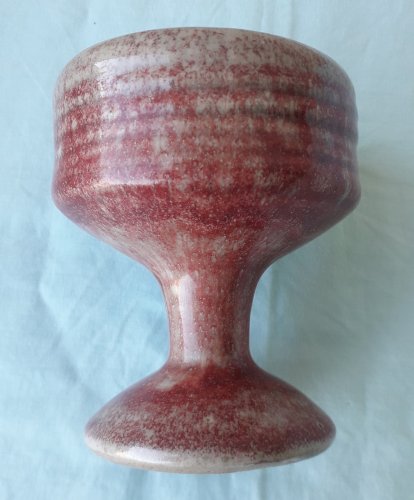 Verre à pied calice céramique