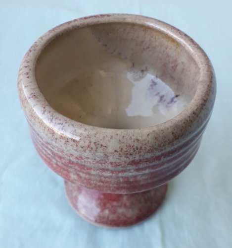 Verre à pied calice céramique