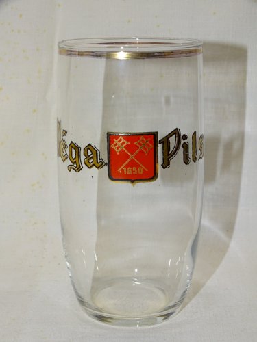 -VERRE ANCIEN PUBLICITE BIERE VEGA PILS 1650 LETTRES DOREES  COLLECTION PUB    D