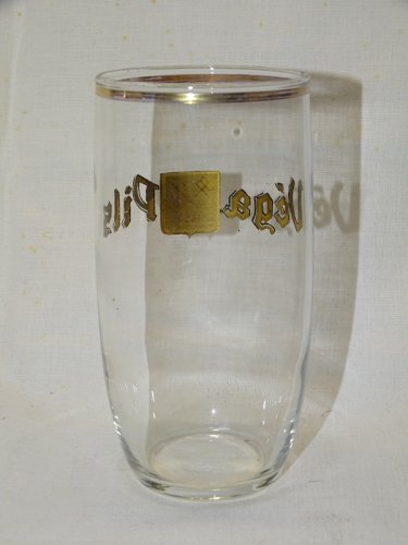 -VERRE ANCIEN PUBLICITE BIERE VEGA PILS 1650 LETTRES DOREES  COLLECTION PUB    D