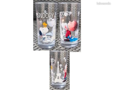 Verre Collector KFC × Snoopy Le Film Tour Eiffel