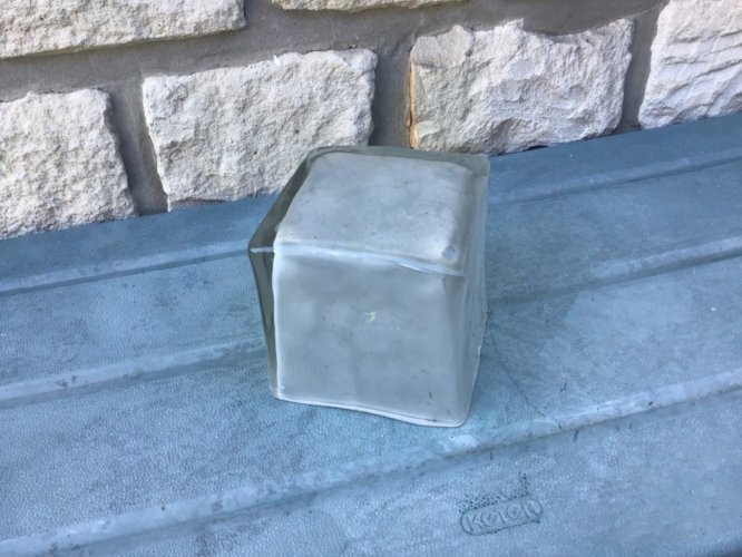 Verre de LAMPE GLAÇON ICE CUBE IKEA IVIKEN Vintage Scandinave Lampe IKEA