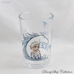 Disney Frozen 2 Glass Queen Elsa and Nokk the Mustard Horse Amora