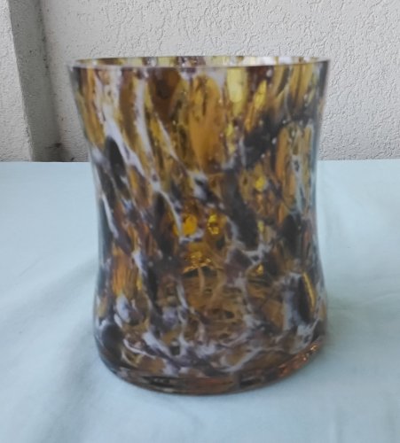Verre moucheté