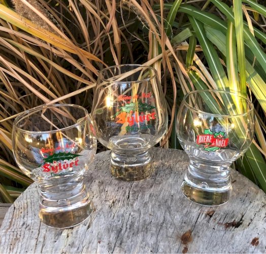 Verres à bière de Noël 25 et 33 cl