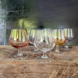 Verres à cognac en cristal d’Arques
