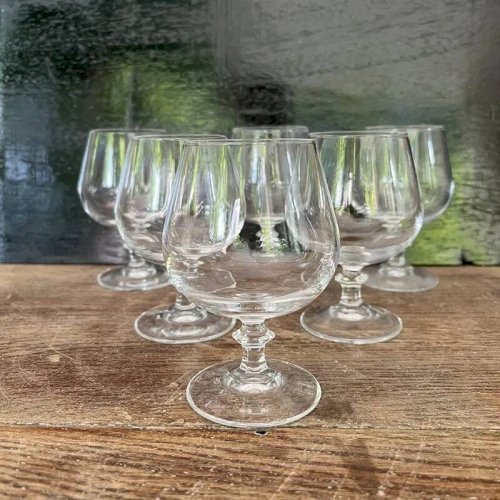 Verres à cognac en cristal d’Arques