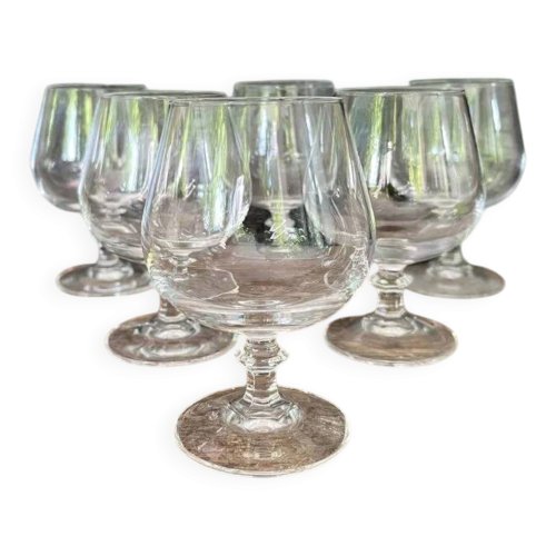 Verres à cognac en cristal d’Arques