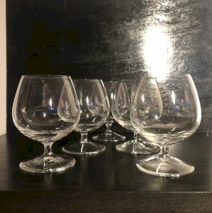 Verres à cognac en cristal