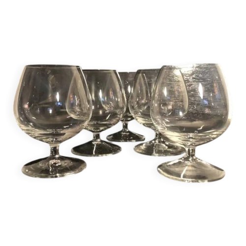 Verres à cognac en cristal