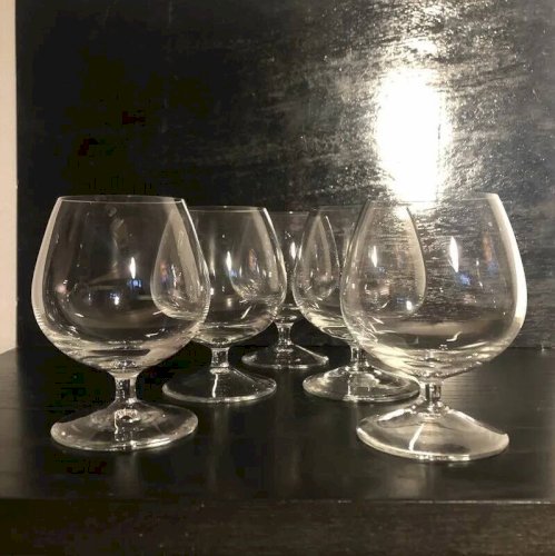 Verres à cognac en cristal