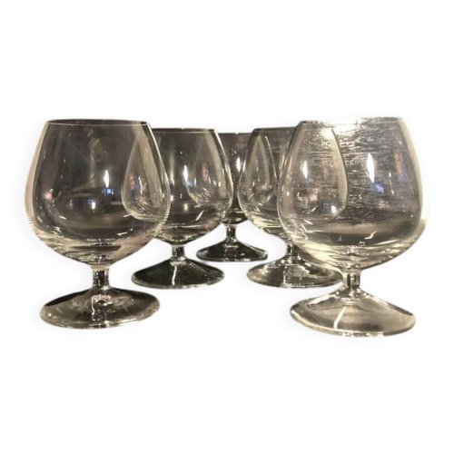 Verres à cognac en cristal